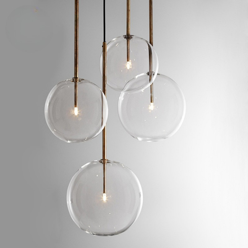 Switching Coffee To Tea - Nordic Creativity Pendant Lights Glass Circular