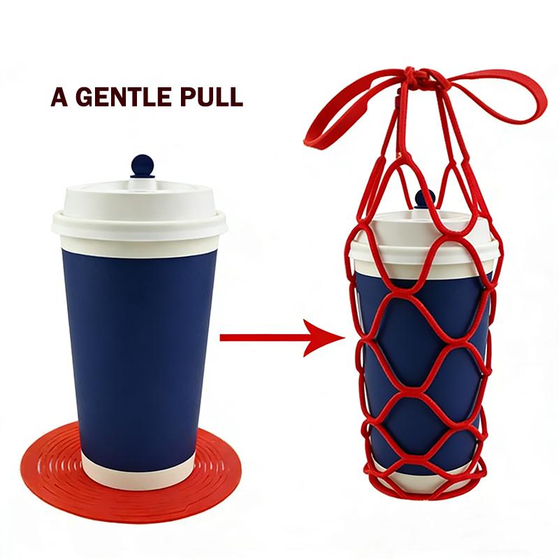 Coffee Tea Bags - New-Soft Silicone Drink Sleeve Reusable Washable