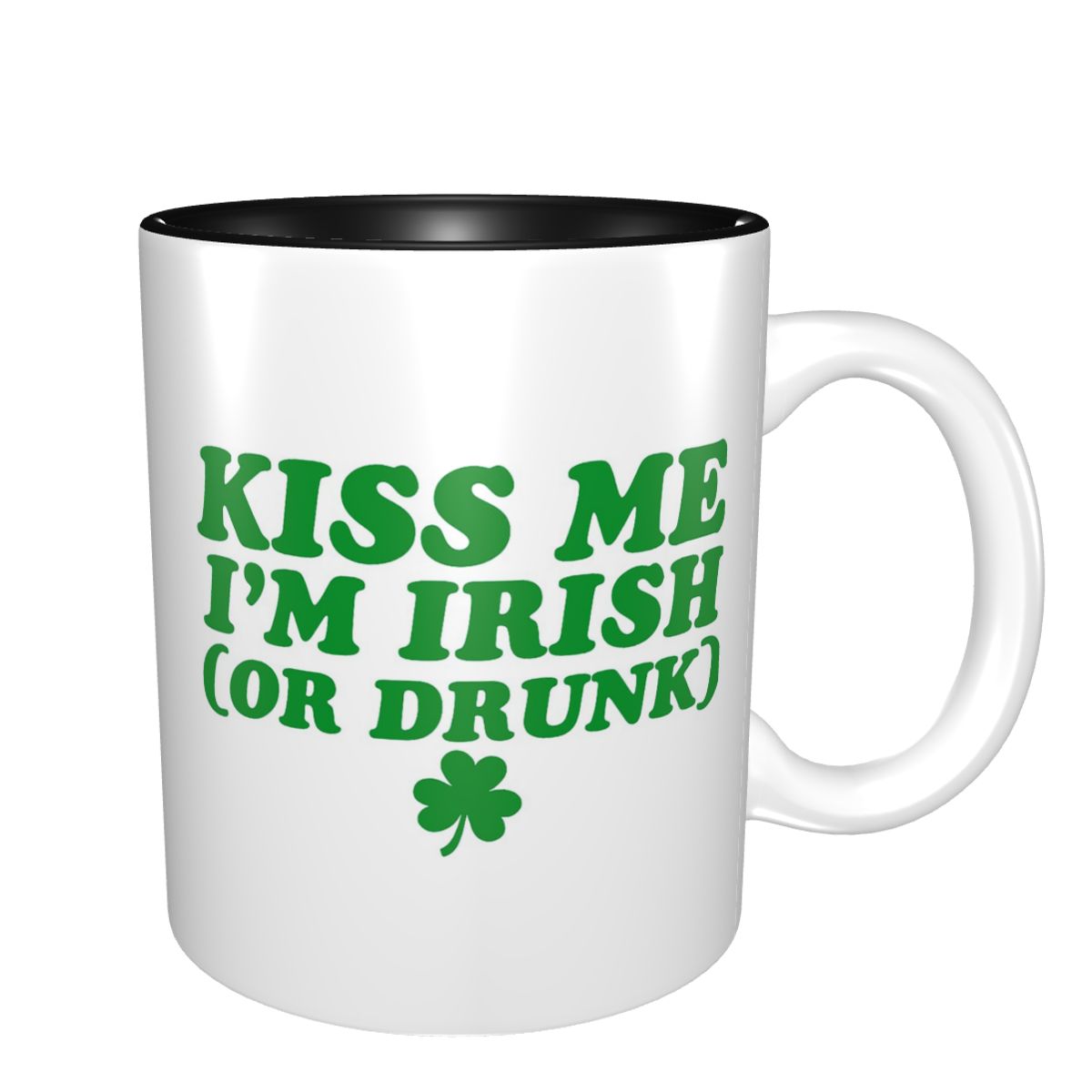 Coffee Tea You And Me - Kiss Me I'm Irish Mug Funny