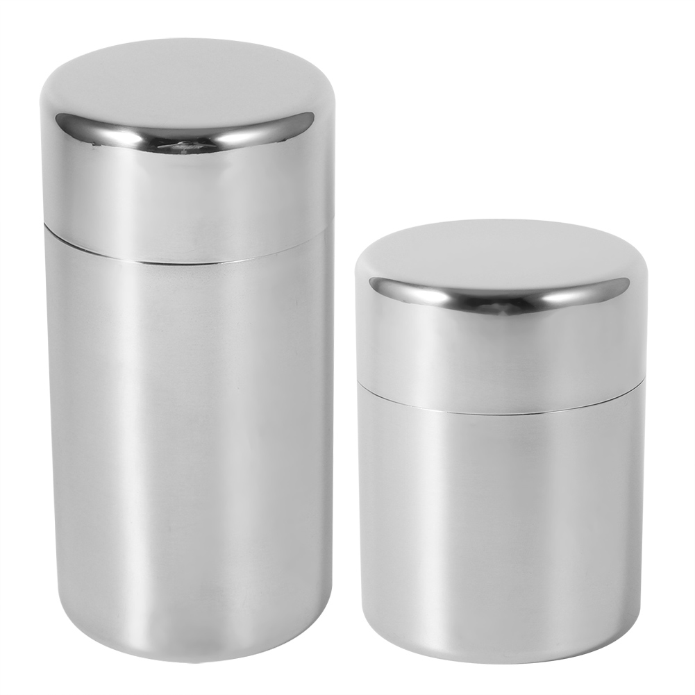 Coffee Tea And Sugar Set - Stainless Steel Tea Leaf Tins Canister
