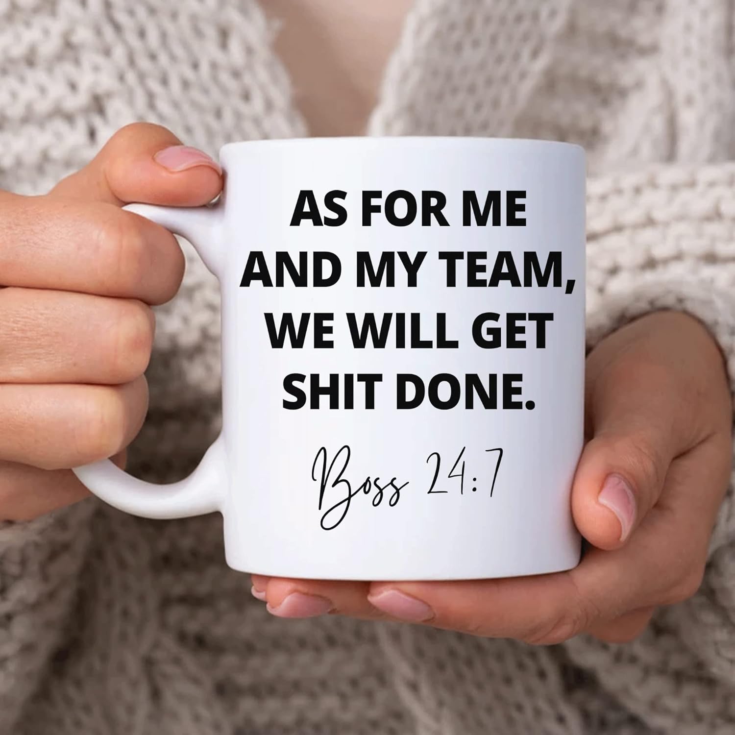 Coffee Tea You And Me - Appreciation Funny Christmas Birthday Gift For