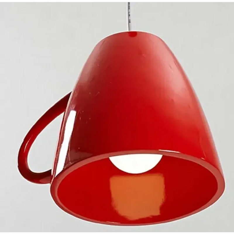 Switching Coffee To Tea - Single Head Modern Resin Teapot Pendant