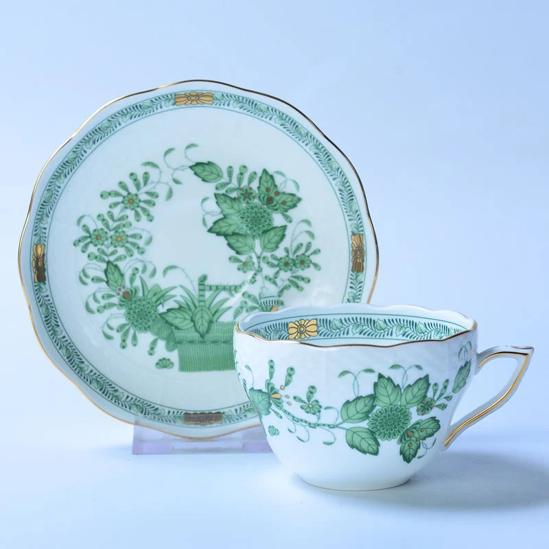 Classical Cup and Saucer Flowe - Coffee Tea Gift Basket review and price