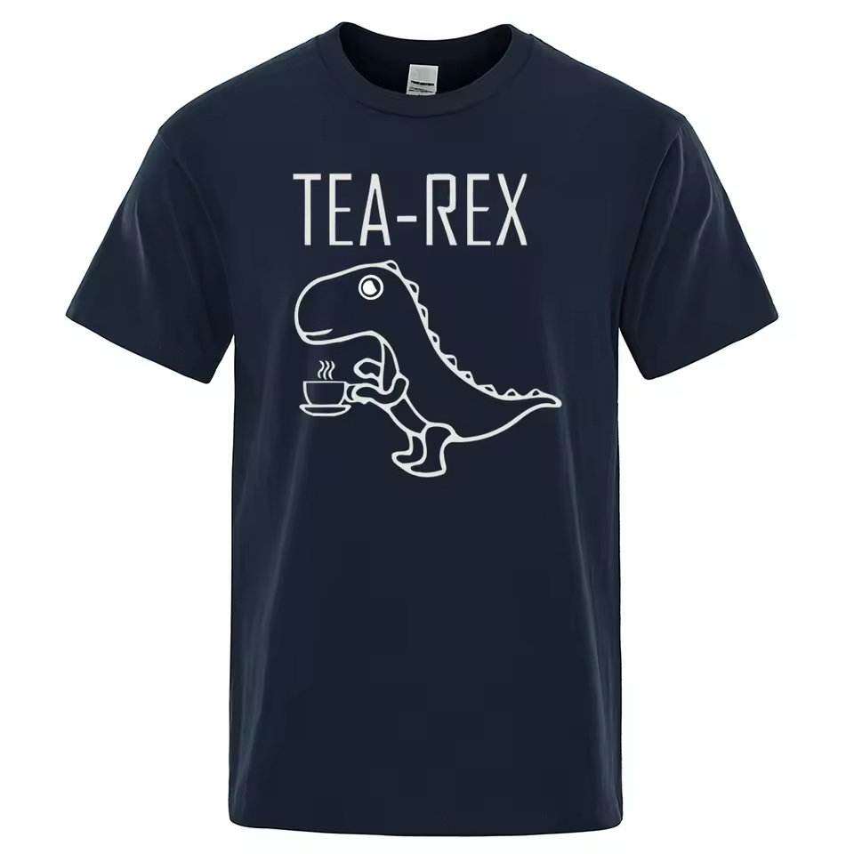 Men Women T-Shirts Tea Rex Fun - T And Tea Coffee review and price