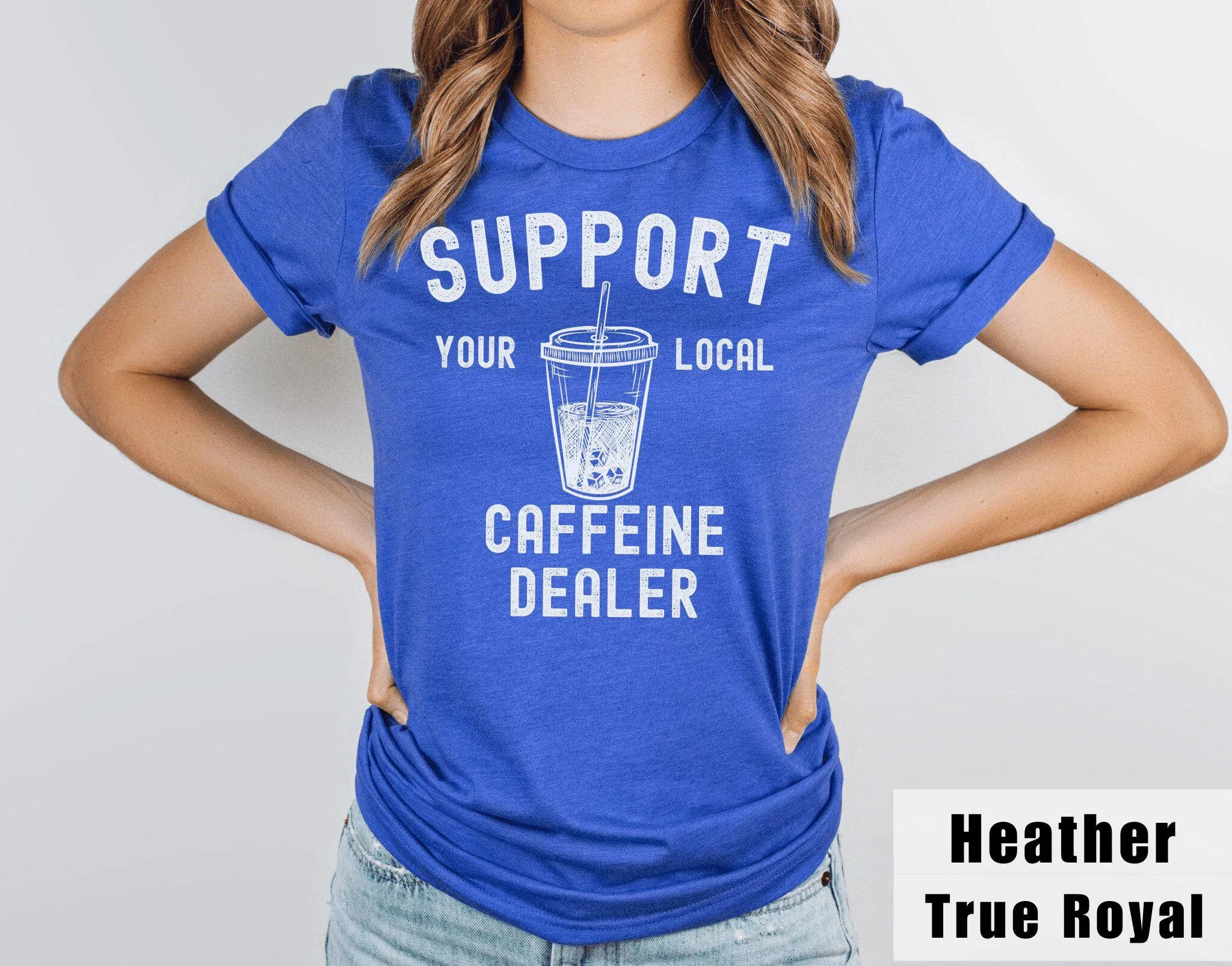 Iced Coffee T Shirt Support Yo - T And Tea Coffee review and price
