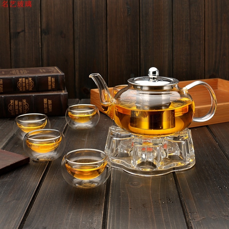 600/800ml Heat Resistant Glass - Tea Coffee Pot Set review and price