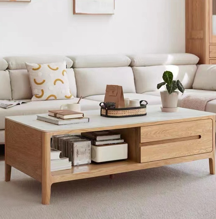 Solid wood rock slab coffee t  - T And Tea Coffee review and price