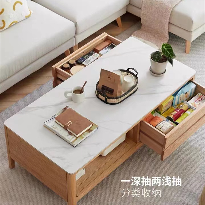 Solid wood rock slab coffee t  - T And Tea Coffee review and price