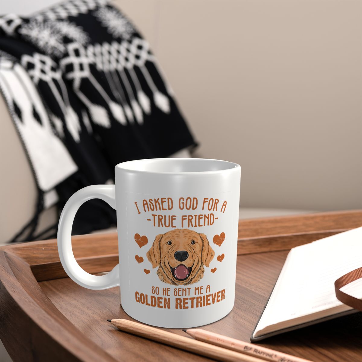 Mark Cup Mug Golden Retriever  - Coffee Tea You And Me review and price
