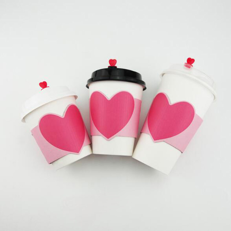 100pcs Disposable Cup Sleeve F - Coffee Tea Paper Cups review and price