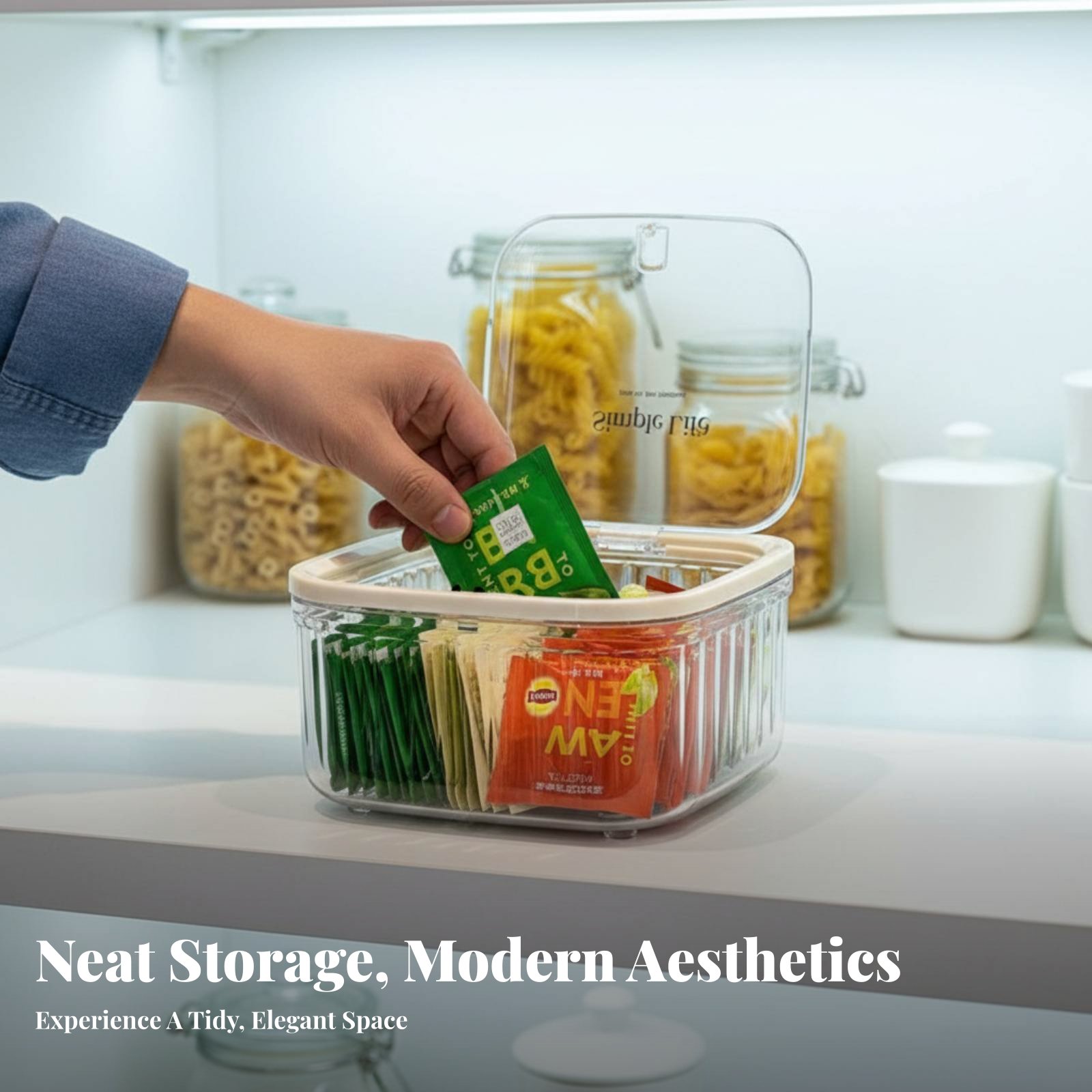 Plastic Tea Bag Storage Box La - Coffee Tea Bags review and price