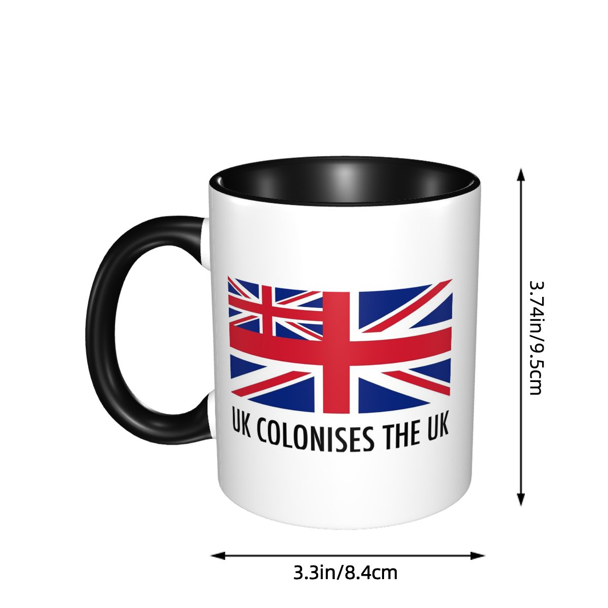 Union Jack Flag Of The UK Mug  - Coffee Tea Uk review and price