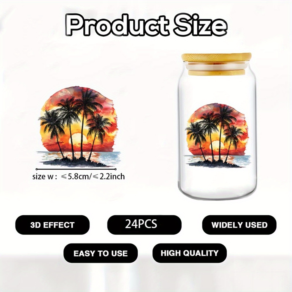 24Pcs/Set Summer Tropical Beac - Coffee Tea Paper Cups review and price