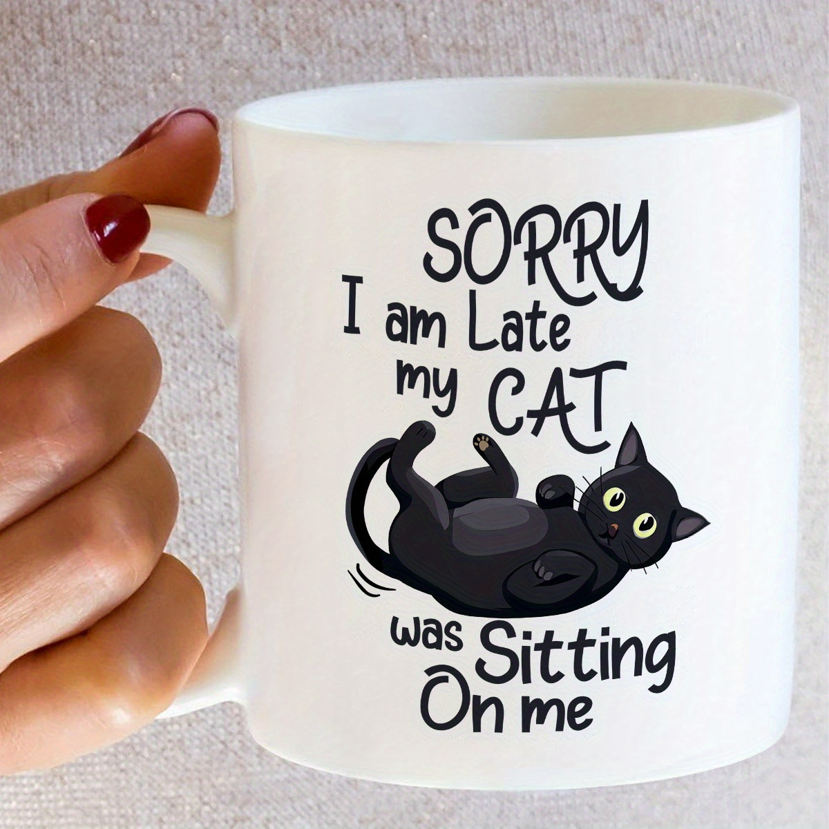 1 Funny Cat Shaped Ceramic Mug - Coffee Tea You And Me review and price