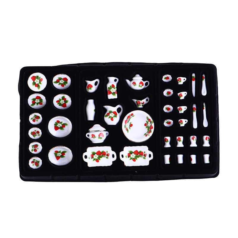 1 Set 1:12 Miniature Doll Hous - Tea Coffee Pot Set review and price