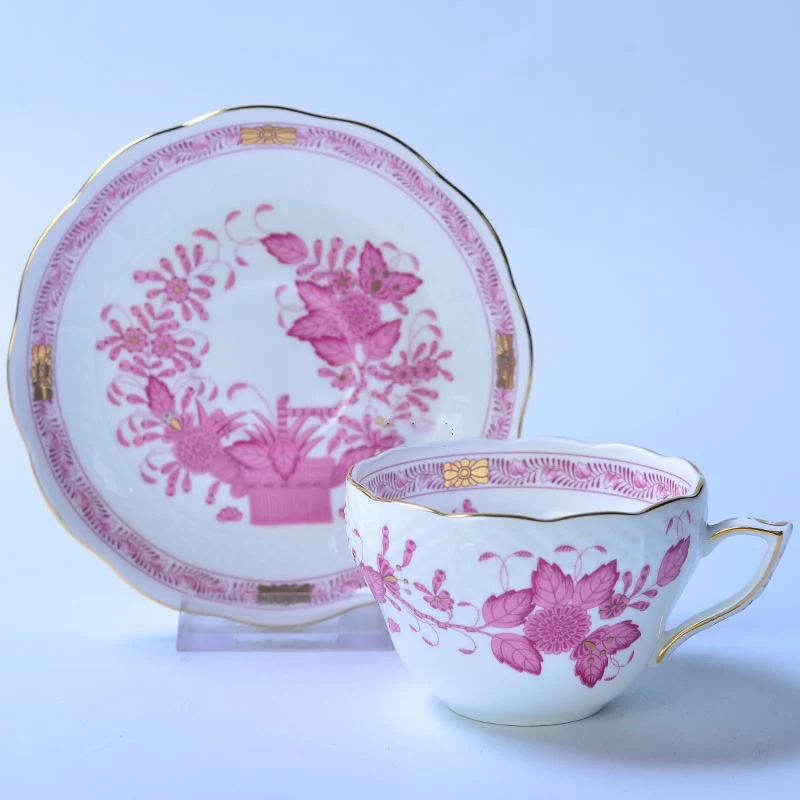Classical Cup and Saucer Flowe - Coffee Tea Gift Basket review and price