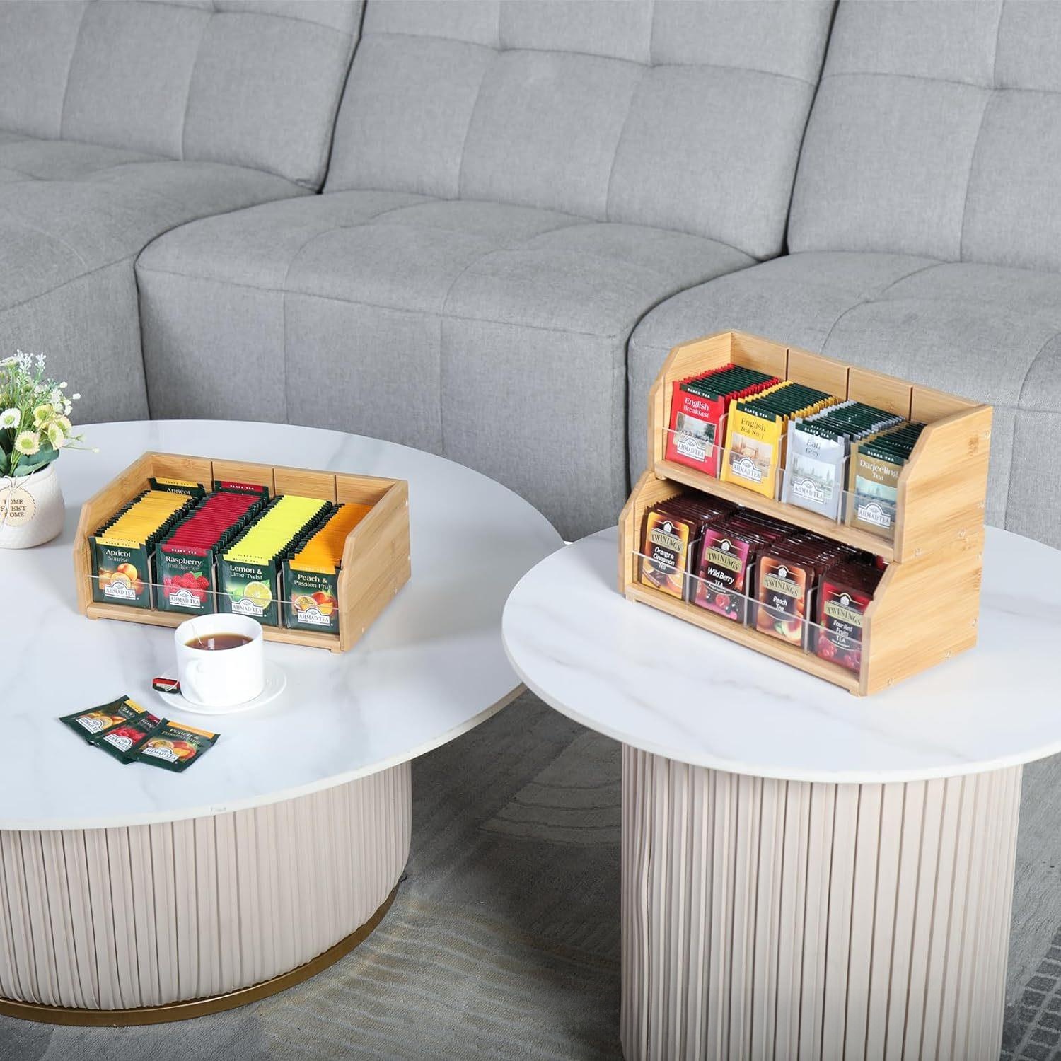 Bamboo Tea Bag Storage Box Thr - Coffee Tea Bags review and price