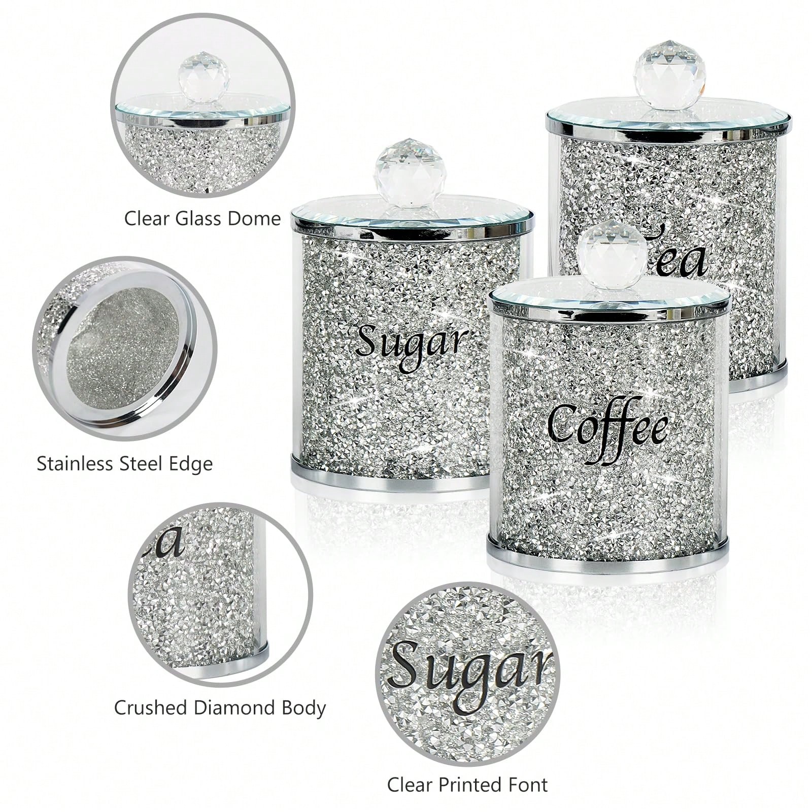 Coffee Sugar Tea Canister Set  - Coffee Tea And Sugar Set review and price