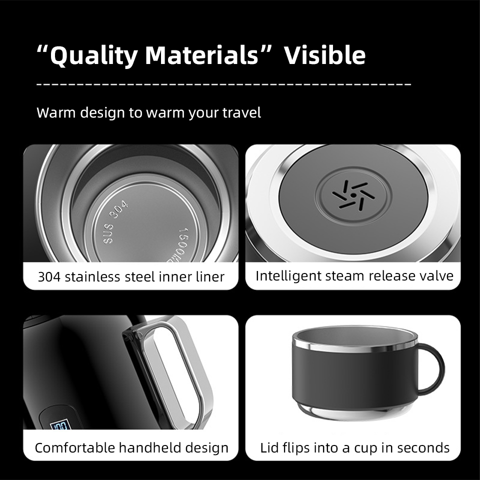 12V 24V Car Kettle Electric Wa - Coffee Tea Flask review and price