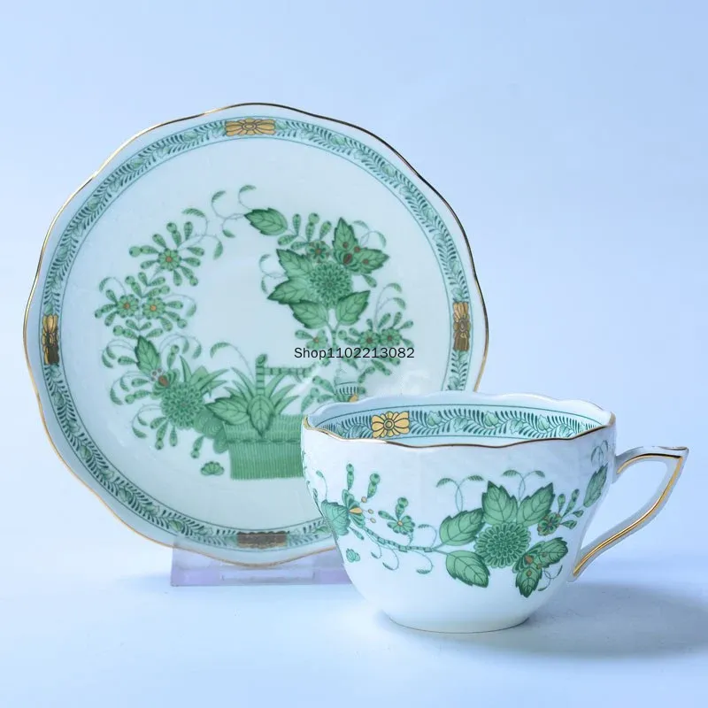 Classical Cup and Saucer Flowe - Coffee Tea Gift Basket review and price