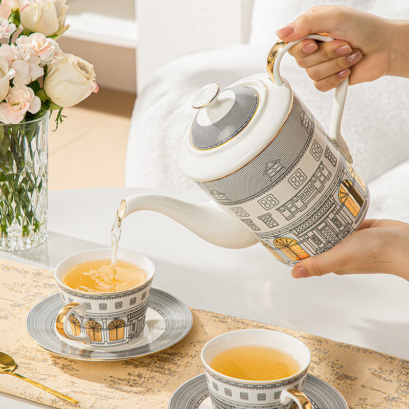 Architectural Cup and Saucer C - Coffee Tea Flask review and price