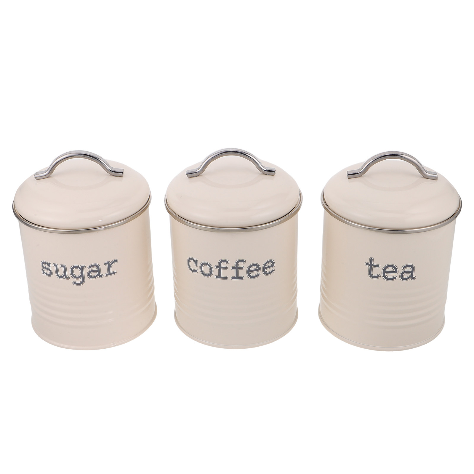 3Pcs Sealed Coffee Bean Contai - Coffee Tea And Sugar Set review and price