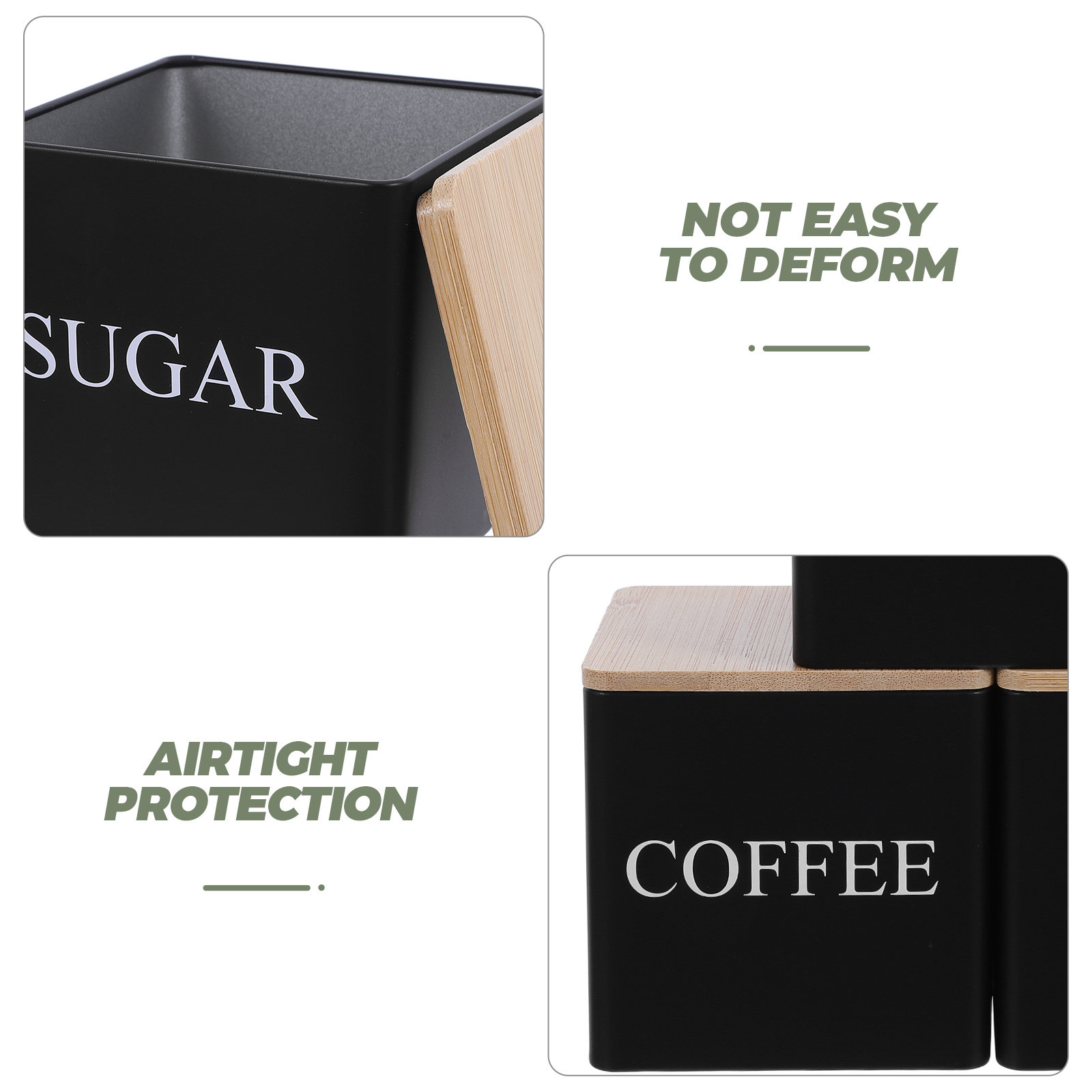 3Pcs Metal Tea Coffee Sugar Ca - Coffee Tea And Sugar Set review and price